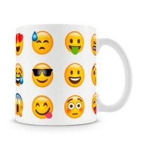 Caneca de Porcelana Emoji