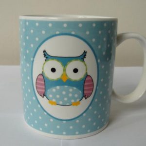 Caneca de Porcelana - Coruja