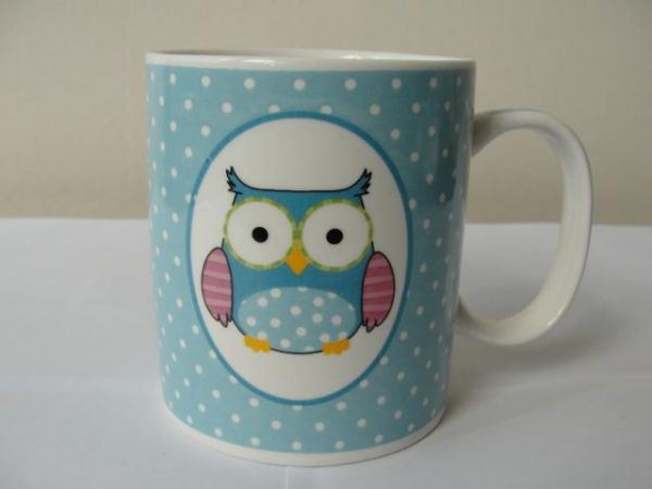 Caneca de Porcelana - Coruja