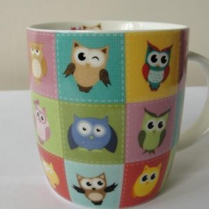 Caneca de Porcelana - Coruja