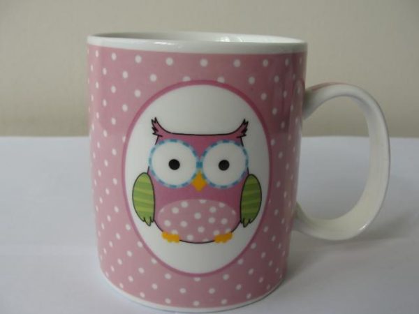 Caneca de Porcelana - Coruja