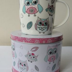 Caneca de Porcelana - Coruja