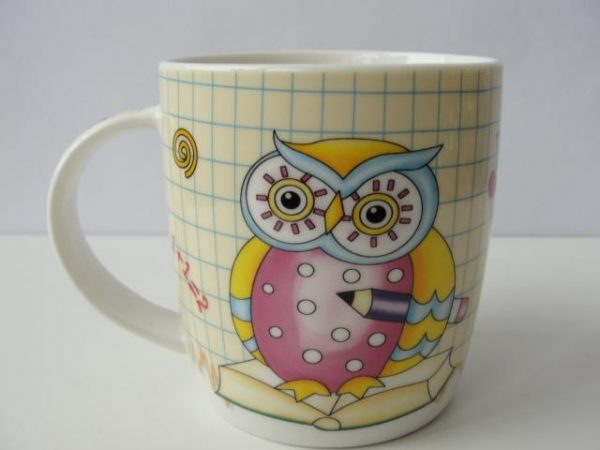 Caneca de Porcelana - Coruja