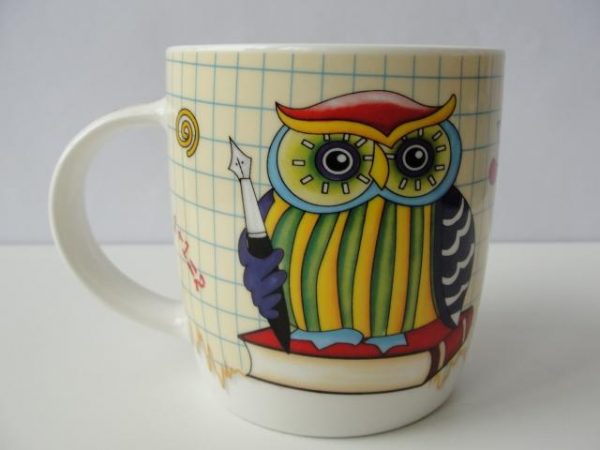 Caneca de Porcelana - Coruja