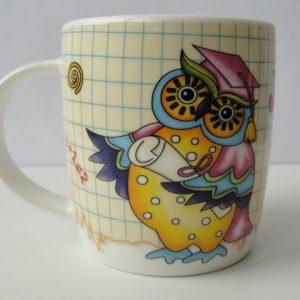 Caneca de Porcelana - Coruja