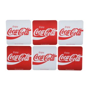 Porta Copos Em Cortiça- Coca Cola