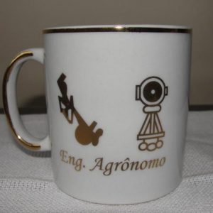Caneca de Porcelana Formatura - Engenheiro Agrônomo