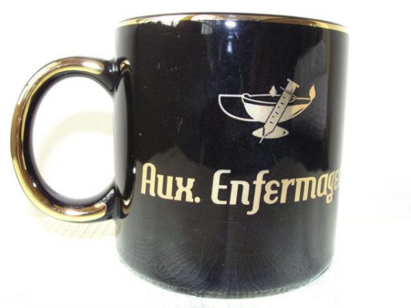 Caneca de Porcelana Formatura - Auxiliar de Enfermagem