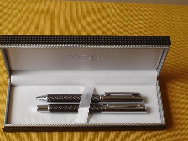 Conjunto de Caneta Tinteiro e Esferográfica