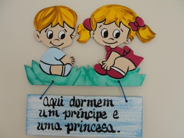 Placa em Madeira