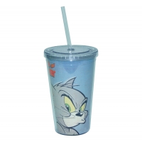 Copo de Acrílico - Tom & Jerry