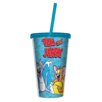 Copo de Acrílico - Tom & Jerry