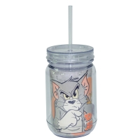 Caneca Jarra Acrílica - Tom & Jerry