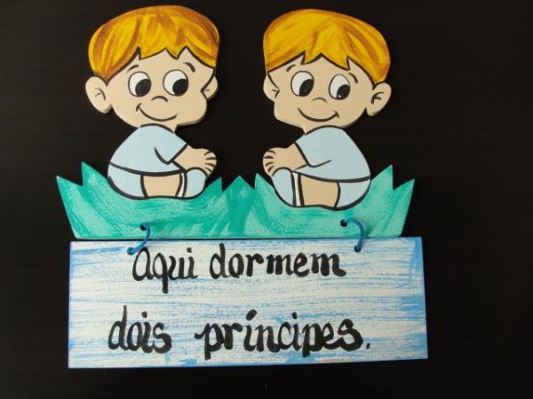 Placa em Madeira