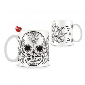 Caneca de Porcelana - Caveira