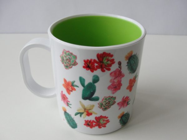 Caneca de Polimero Cactus