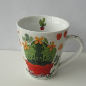 Caneca de Porcelana Cactus