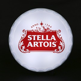 Placa Letreiro Luminoso Redondo- Stella Artois