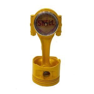 Relogio Pistão de Mesa Shell
