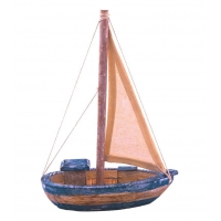 BARCO JANGADA PATINA AZUL