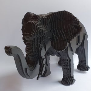 Elefante Em Madeira Mdf