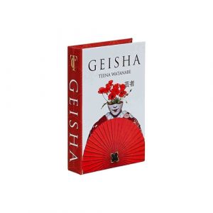 Livro Caixa de Madeira Geisha