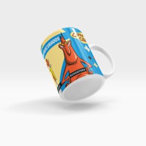 Caneca Porcelana Vaca/Frango
