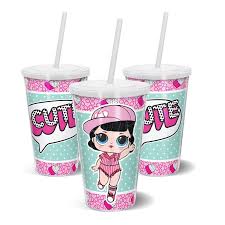 Copo Acrilico  Doll Cute