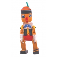 PINOQUIO ARTICULADO CABEÇÃO 20 CM ANTIK DECORATIVO
