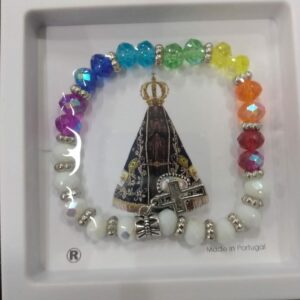 Pulseira de Cristal Nª Sra de Aparecida