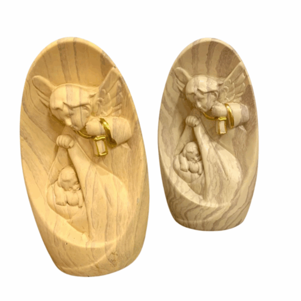 Anjo da Guarda em Resina 11,5cm
