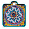 Quadrinhos Decorativos / Descanso de Panelas Mandala Flor de Lotus - Imagem 3