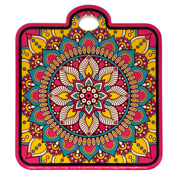 Quadrinhos Decorativos / Descanso de Panelas Mandala Flor de Lotus - Image 2