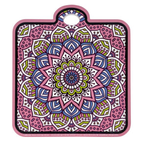 Quadrinhos Decorativos / Descanso de Panelas Mandala Flor de Lotus
