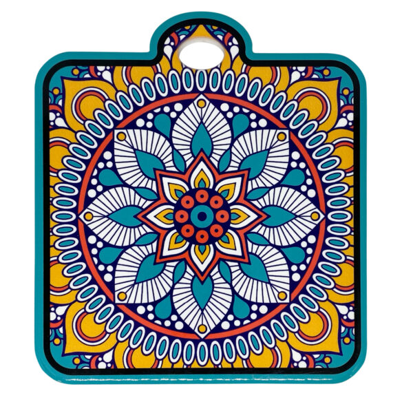 Quadrinhos Decorativos / Descanso de Panelas Mandala Flor de Lotus - Image 3
