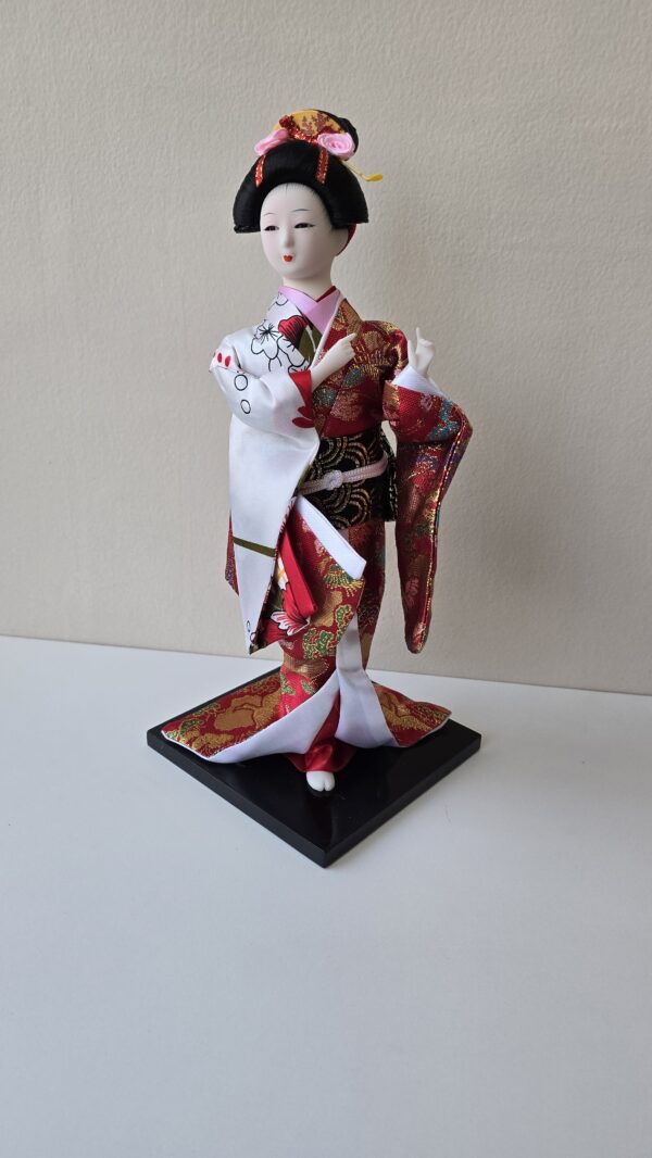 Boneca Japonesa Gueixa Artesanal Decorativa Serie 2 - Image 2