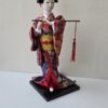 Boneca Japonesa Gueixa Artesanal Decorativa Serie 2 - Imagem 6