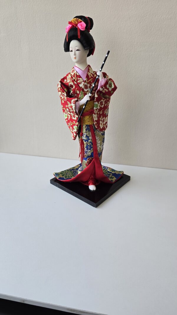 Boneca Japonesa Gueixa Artesanal Decorativa Serie 2 - Image 8