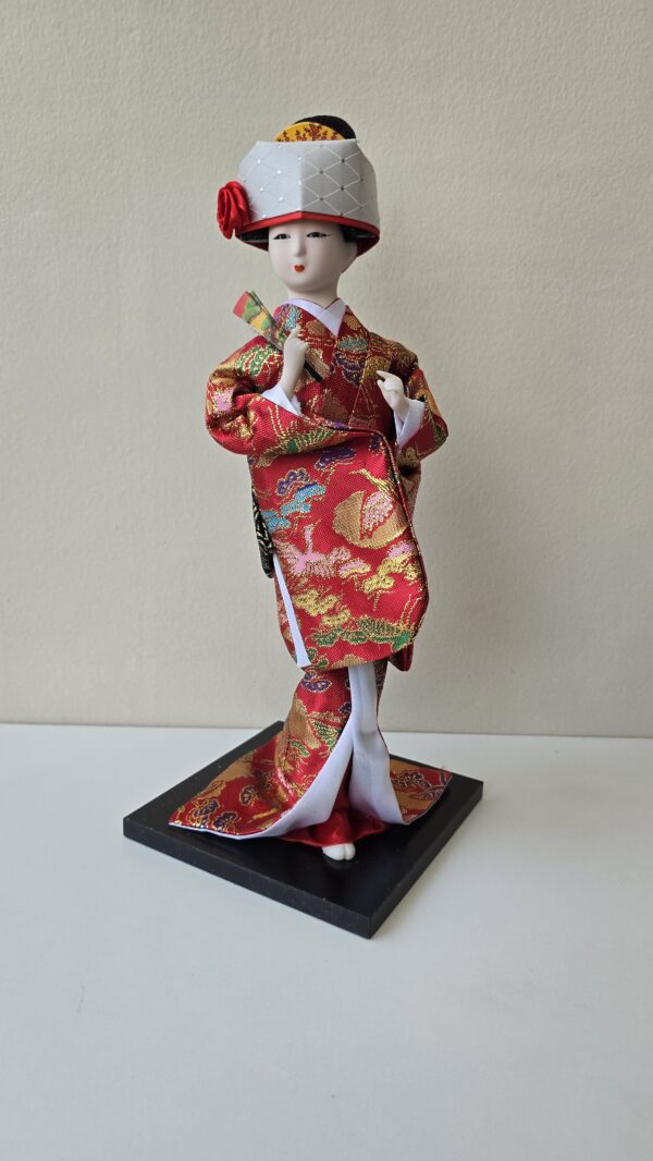 Boneca Japonesa Gueixa Artesanal Decorativa Serie 3 - Image 3