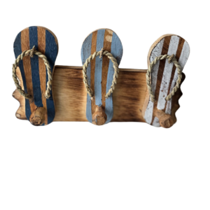 CABIDEIRO 3 SANDÁLIA Azul e Branco 29CM