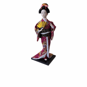 Boneca Japonesa Gueixa Artesanal Decorativa Serie 3G