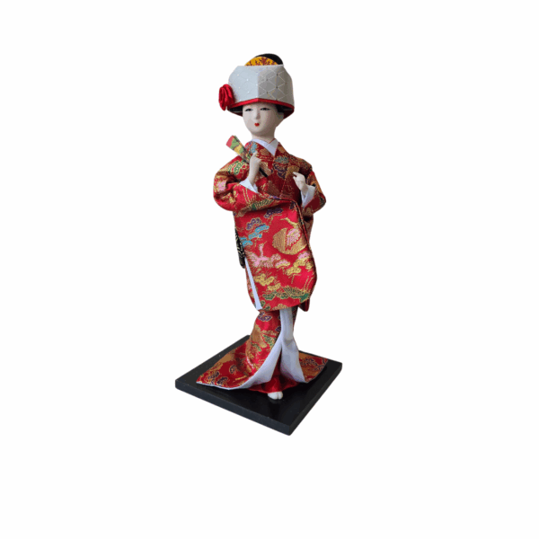 Boneca Japonesa Gueixa Artesanal Decorativa Serie 3D