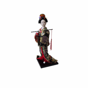 Boneca Japonesa Gueixa Artesanal Decorativa Serie 3E