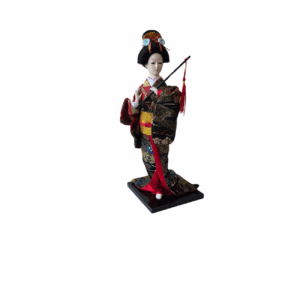 Boneca Japonesa Gueixa Artesanal Decorativa Serie 3F