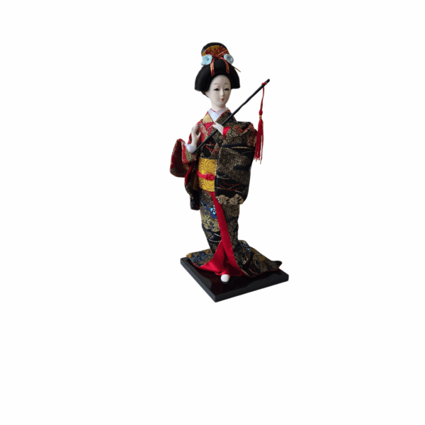 Boneca Japonesa Gueixa Artesanal Decorativa Serie 3F