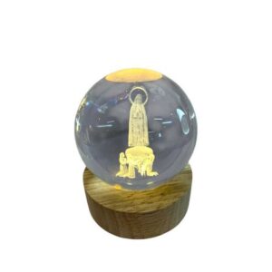 Mini Luminária de Cristal 06 CM - NSRA de Fatima