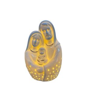 Busto Sagrada Família de Porcelana 17CM