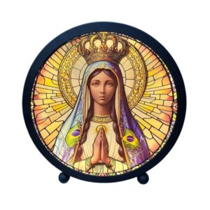 Enfeite Luminária de Vidro N SRA 11x11CM CAR-235