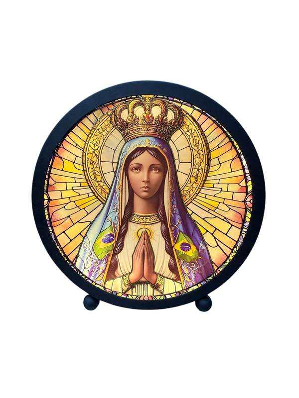 Enfeite Luminária de Vidro N SRA 11x11CM CAR-235