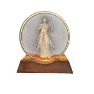 Luminária Decorativa Jesus Misericordioso 8cm